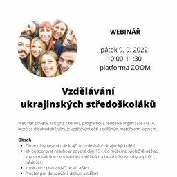 Leták SŠ webinář