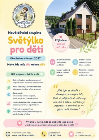 Letak Svetylko pro deti 2027